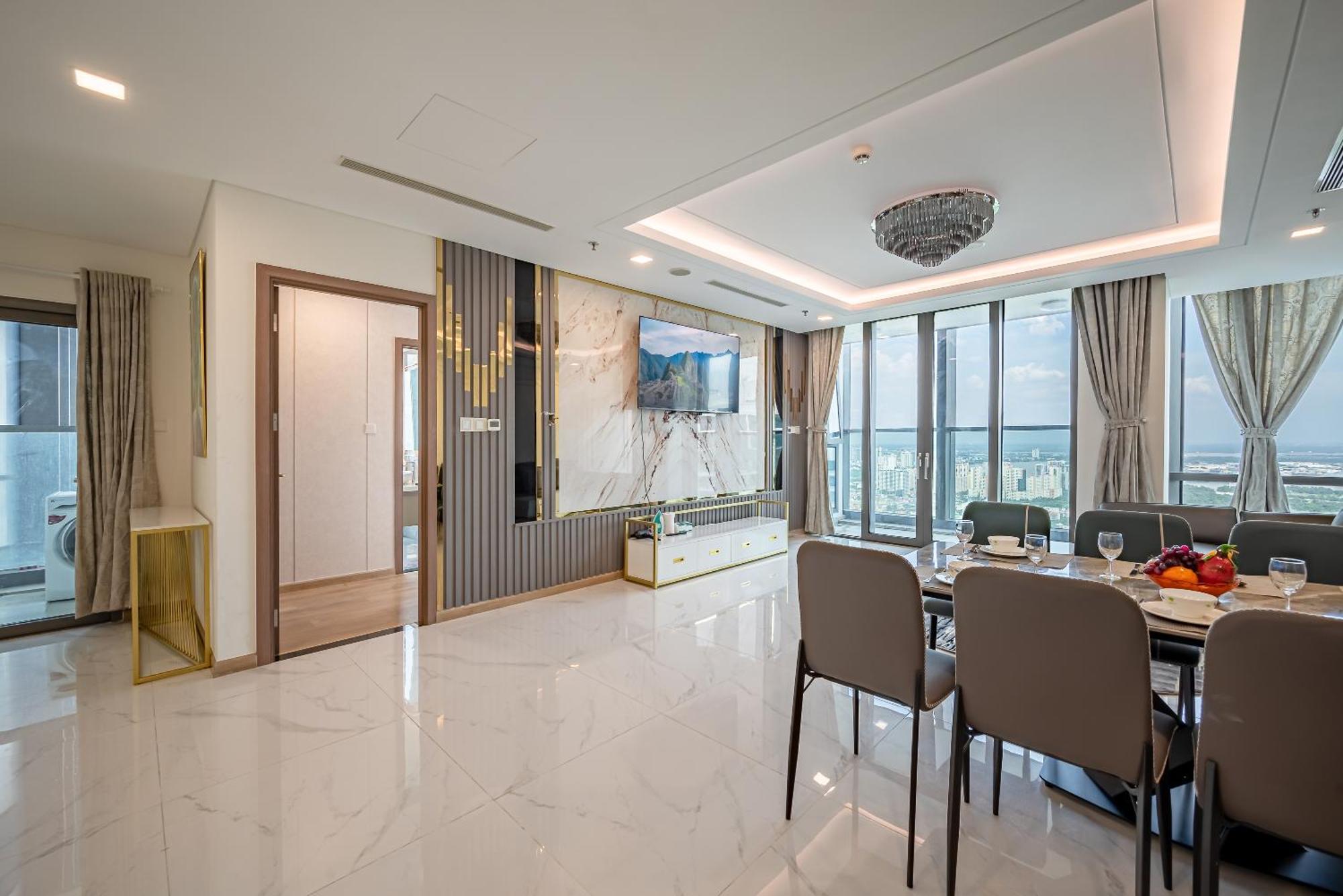 Landmark 81 Vinhomes Central Park Luxury Apartment Хошимин Экстерьер фото